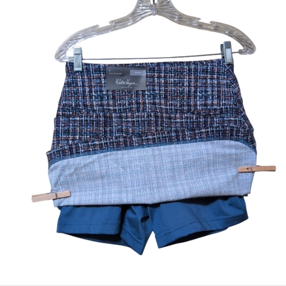NWT Walter Hagen Sculpting Pull On Multicolor Tweed Golf Skort Women's Small - Picture 5 of 6